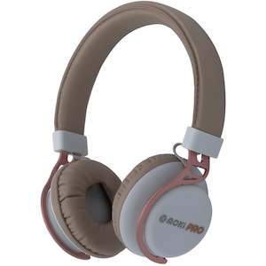 Internet only: Moki Pro Kumo Wireless On-Ear Headphones - Rose Gold