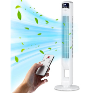 Internet only: STORMHERO Tower Fan with Remote Control