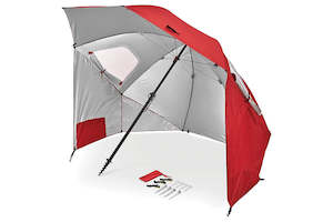 Internet only: Sport-Brella 274cm Premiere XL Umbrella UPF 50+ Sun/Weather Protection w/Bag Red