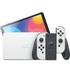 Internet only: Nintendo Switch Console OLED Model (White)