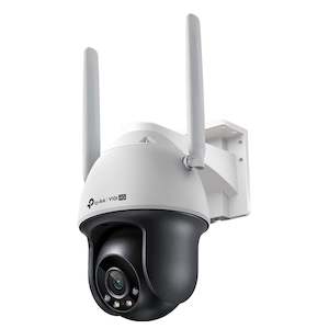 TP-Link VIGI C540-4G(4mm), VIGI 4MP Outdoor Full-Color 4G Pan Tilt Network Camera