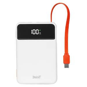 Internet only: 3SIXT 3S-2639 JetPak 2 in 1 10000mAh Power Bank - White/Orange