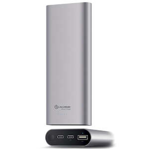 Alogic MP2CA156SGR USB-C 15200mAh Portable Power Bank - Space Grey with Power De…