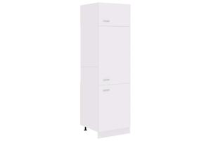 Internet only: Refrigerator Cabinet White 60x57x207 cm Engineered Wood vidaXL