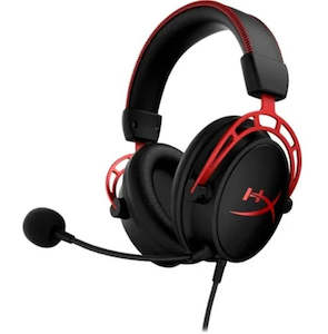 HP HyperX 4P5L1AB#UUF CLOUD ALPHA GAMING HEADSET (RED)