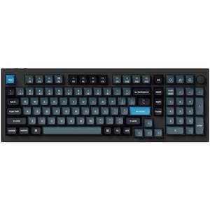 Internet only: Keychron Q5 Pro Swappable RGB Backlight Brown Switch Knob Version KSA Keycap - Black