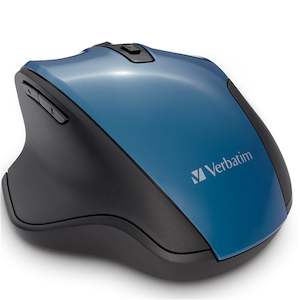 Internet only: Verbatim Silent Ergonomic Wireless Blue LED Mouse - Teal