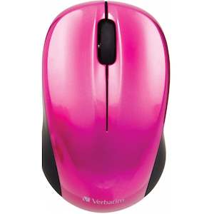 Internet only: Verbatim GO NANO 49043 Wireless Mouse - Hot Pink