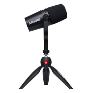 Shure MV7 USB Microphone for Podcasting, Recording, Live Streaming & Gaming, Bui…