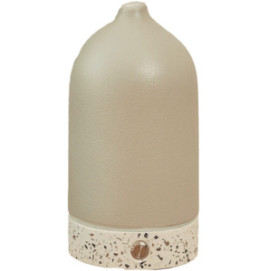 Ellia Pure Aroma Diffuser Ceramic & Terrazzo- Grey