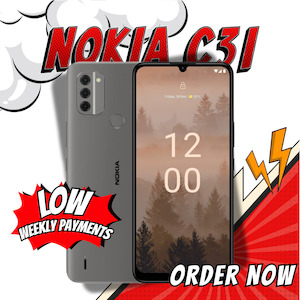 Internet only: Nokia C31 4/64GB DS Android Smart Phone Charcoal