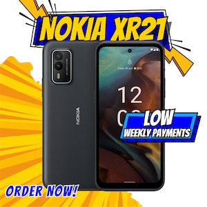 Internet only: Nokia XR21 6GB RAM, 128GB Storage, Dual SIM Android Smart Phone Midnight Black (Official Australian Device)