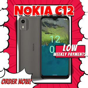 Nokia C12 2/64GB Dual Sim Android Smart Phone Charcoal