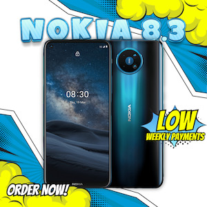 Internet only: Nokia 8.3 5G Android Smartphone (Official Australian Version) 2020, Unlocked Mobile Phone with Dual Sim, Cinematic Video Quad Camera, Zeiss Optics, Pure Display, 2-Day Battery, 8/128GB