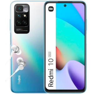 Internet only: Xiaomi Redmi 10 2022 Smartphone 4+128GB, 6.5 Inch FHD+ 90Hz DotDisplay, MediaTek Helio G88, 50MP AI Quad Camera, 5000mAh, Sea Blue (UK Version)