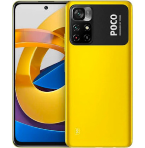 Xiaomi Poco M4 Pro 5G Smartphone 64GB, 4GB RAM, Dual SIM, Yellow, 4+64