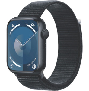 Apple Watch Series 9 GPS 45mm Midnight Aluminium Case with Midnight Sport Loop