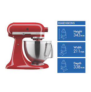 KitchenAid Artisian Stand Mixer Empire Red