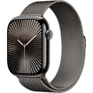 Apple Watch Series 10 GPS + Cellular 42mm Slate Titanium - Milanese Loop