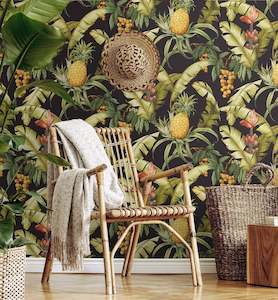 Building supplies: Tropic Exotic Pineapple Wallpaper