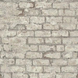 Building supplies: Beige Brick Wallpaper