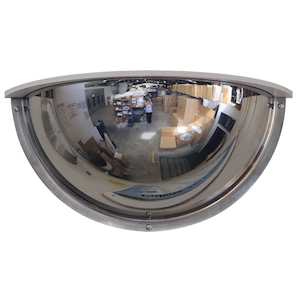 Sales agent for manufacturer: Stainless Steel Indoor Deluxe Half Dome Mirror