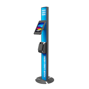 Totem Full branded stand with printer holder for iPad