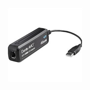 Sales agent for manufacturer: Dante AVIO USB IO Adapter 2x2