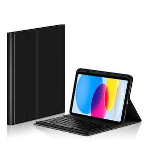 Bluetooth Keyboard with Leather Folio for iPad 10.9 10th Gen