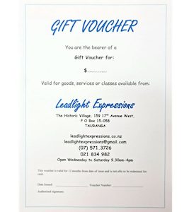 Gift Voucher for Leadlight Expressions - Leadlight Expressions