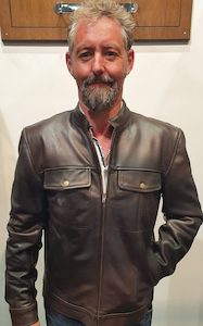 Leather clothing: Leather Jacket EG1406