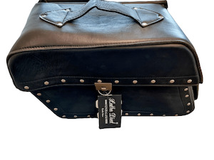 Leather clothing: Motorcycle Saddle Bag