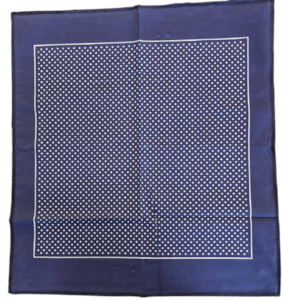 Blue Polka Dots Bandanas