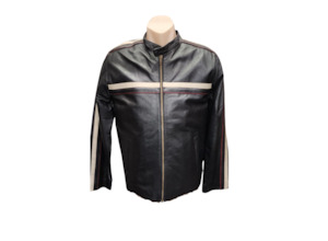 Leather clothing: Biker Style Leather Jacket