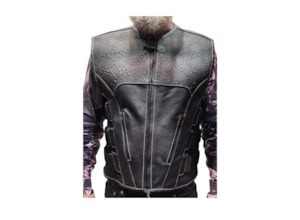 Snake Swat Leather Vest