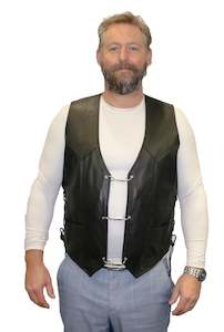 Leather clothing: Overbike Vest V6300