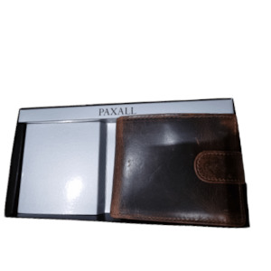 Paxall Leather Wallet Brown