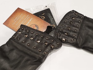 Fashion Leather Gloves Black