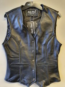 Ladies Leather Vest V77