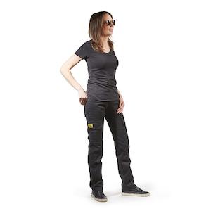 Leather clothing: Womens Draggin Jeans Cargo Black