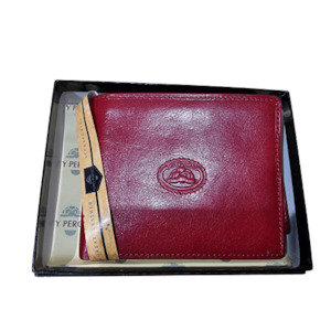 Tony Perotti Red Leather Wallet