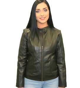 Motorcycle Ladies Leather Jacket