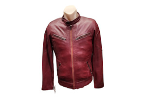 Burgundy Leather Jacket