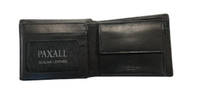 Black Leather Wallet with RFID