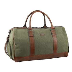 Leather clothing: Pierre Cardin Canvas Overnight Duffle Bag