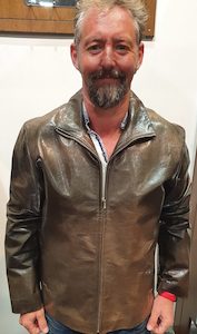 Olive Leather Jacket 421