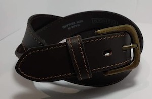 Brown Leather Belt – Derby