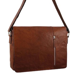 Pierre Cardin Leather Laptop Bag