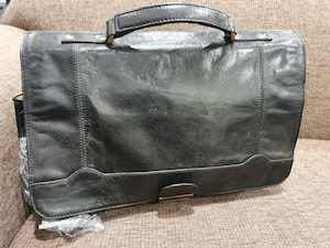 Cobb & Co Black Leather Bag