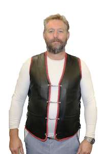 Bullet Vest With Red Braid